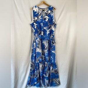 Lane Bryant Women’s Sleeveless Tropical Maxi Dress Size 24
